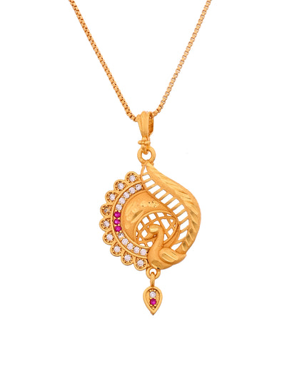 VOJ Gold Plated Elegant Design Chain Set - Dista