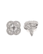 Thumbnail for VOJ Silver Plated Circular Shaped Floral Ad Chain Set
