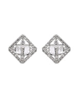Thumbnail for VOJ Silver Plated Square Shaped Ad Pendant With Chain Set