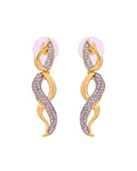 Thumbnail for VOJ Gold Plated Waved Design Elegant Ad Jewellery Set - Dista