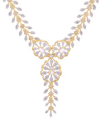 Thumbnail for VOJ Gold Plated Lead Designed With White Stone Ad Jewellery Set - Dista