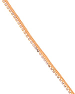 Thumbnail for VOJ Set Of 2 Gold Plated Stone Studded Anklet - Dista