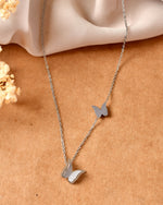 Thumbnail for VOJ Silver Plated Butterfly Chain