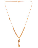 Thumbnail for VOJ Gold Plated Stone Studded Circular Shaped Chain For Women - Dista