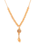 Thumbnail for VOJ Gold Plated Stone Studded Circular Shaped Chain For Women - Dista