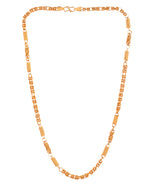 Thumbnail for VOJ Gold Plated Thick Pipe Shaped Chain For Men