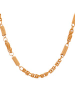 Thumbnail for VOJ Gold Plated Thick Pipe Shaped Chain For Men