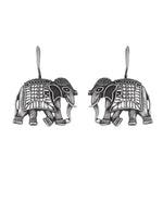 Thumbnail for VOJ Silver Toned Animal Designed Drop Earrings