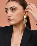 Thumbnail for VOJ Gold Plated Designer Drop Earrings