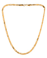 Thumbnail for VOJ Gold Plated X Designed Biscuit Chain For Men