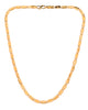 VOJ Gold Plated Toffee Designed Biscuit Chain For Men - Dista