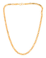 Thumbnail for VOJ Gold Plated Square Designed Biscuit Chain For Men