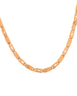 Thumbnail for VOJ Gold Plated Fish Designed Biscuit Chain For Men