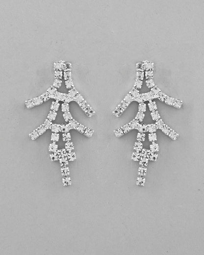 VOJ AD Stone Studded Silver Plated Designer Jewellery Set - Distacart