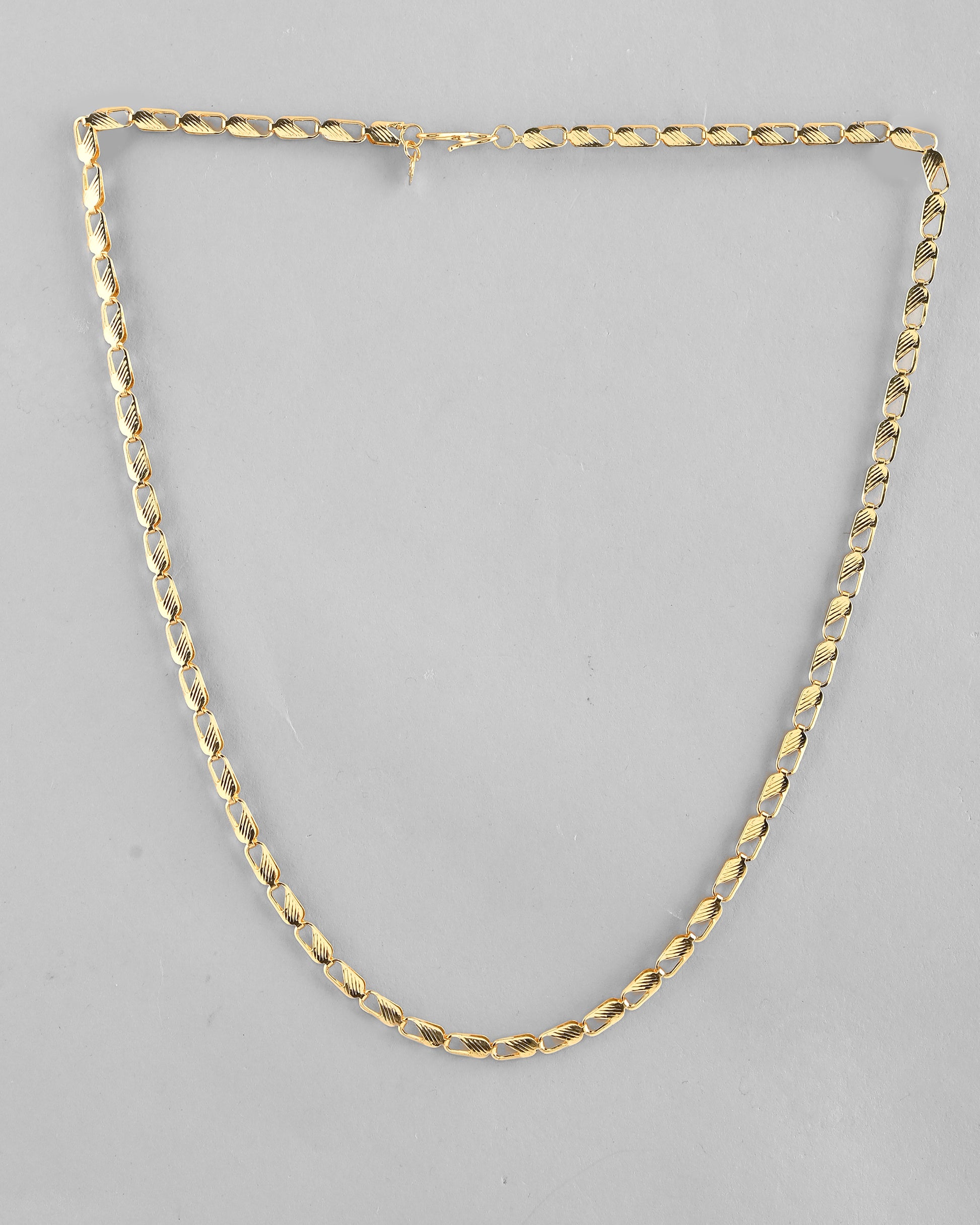 VOJ Gold-Polished Men Designer Chain - Distacart