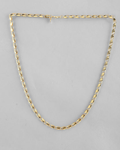 VOJ Gold-Polished Men Designer Chain - Distacart