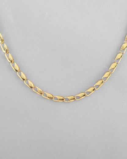 VOJ Gold-Polished Men Designer Chain - Distacart