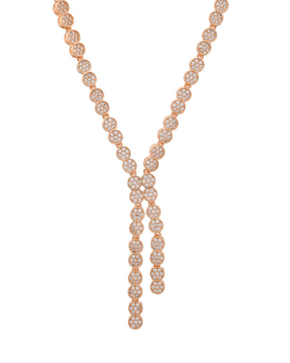VOJ Gold-Polished Ad Stone Studded Circular Jewellery Set - Distacart