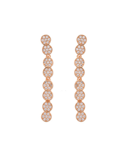 VOJ Gold-Polished Ad Stone Studded Circular Jewellery Set - Distacart