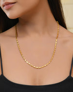 Thumbnail for VOJ Gold-Polished Designer Oval Women Chain - Distacart
