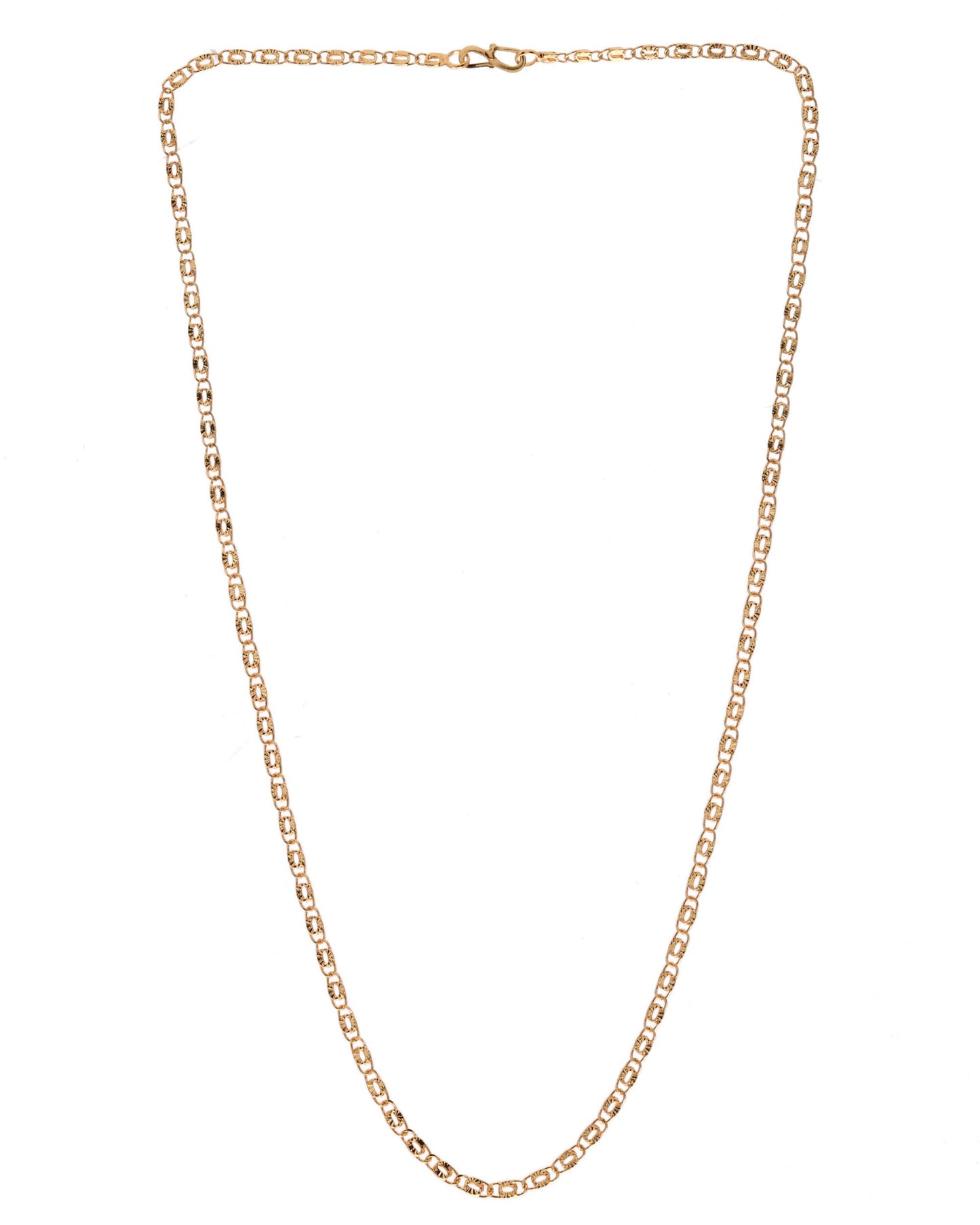 VOJ Gold-Polished Designer Women Chain - Distacart