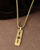 VOJ Men's Gold-Polished Chain With Pandent - Distacart