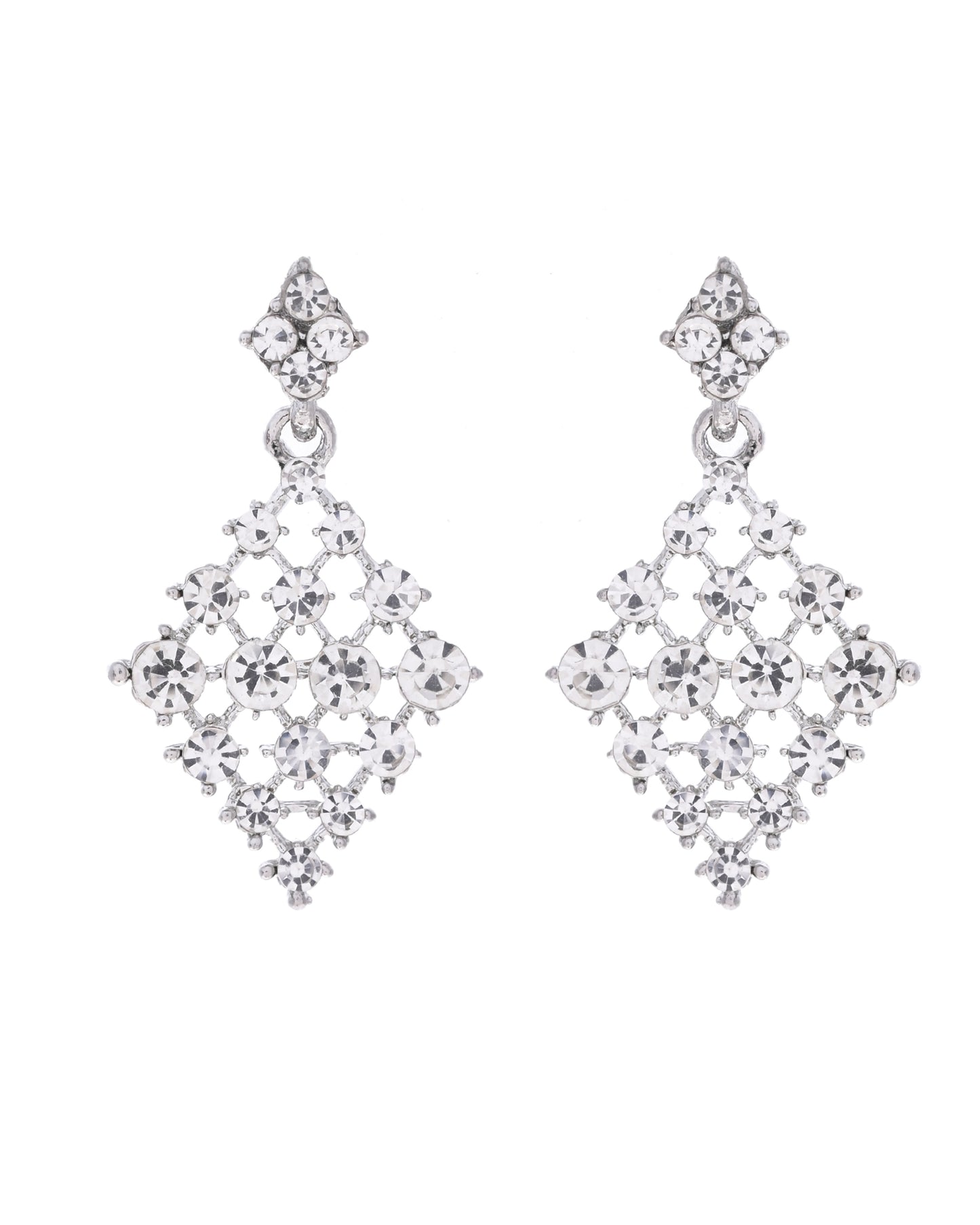 VOJ Silver-Plated AD-Studded Handcrafted Jewellery Set - Distacart