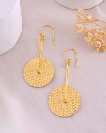 VOJ Gold-Polished Anti Tarnish Classic Stud Earrings - Distacart