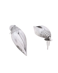 Thumbnail for VOJ Silver Plted Classic Shankh Shape Earrings