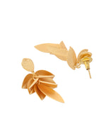 Thumbnail for VOJ Gold-Toned Anti Tarnish Leafs Drop Earrings