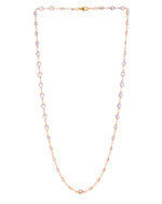 Thumbnail for VOJ Women Gold-Polished Heart Shaped Stone Studded Chain