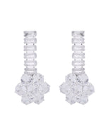 Thumbnail for VOJ Silver Plated CZ Stone Studded Designer Jewellery Set - Distacart