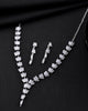 VOJ Silver Plated Artifical Stone Studded Necklace Set - Distacart