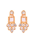 Thumbnail for VOJ Gold Polished Stone Studded Necklace Set With Maang Tikka