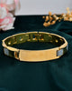 VOJ Men's Dual Toned Grid Bracelet - Distacart