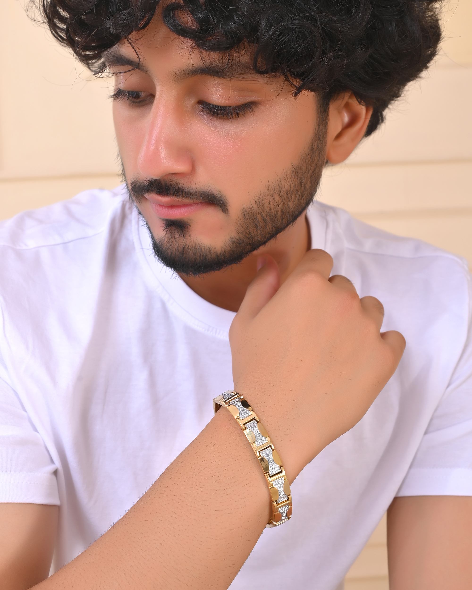 VOJ Double Toned Magnetic Bracelets For Men