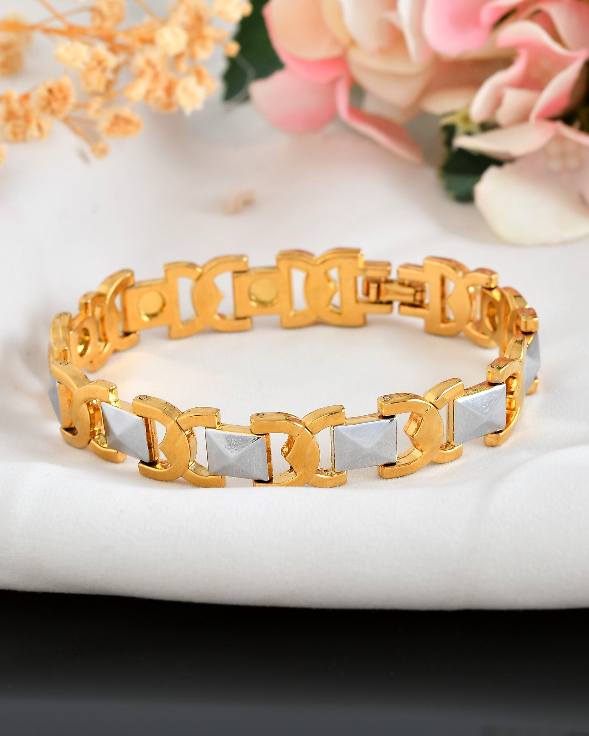 VOJ Dual Plated Men's Loose Bracelet