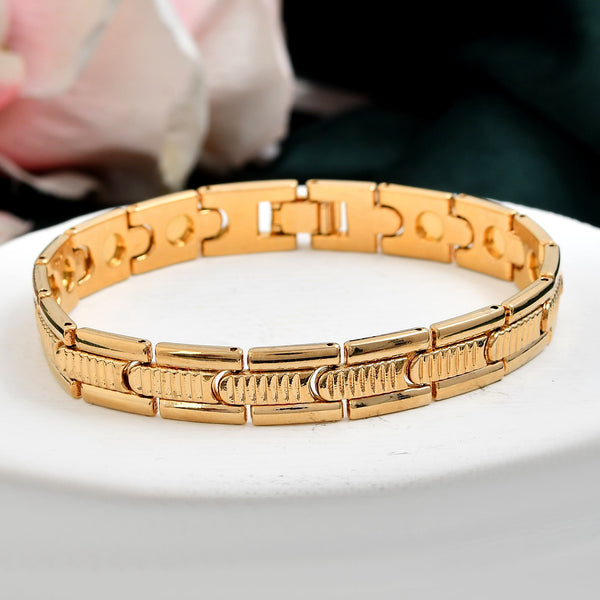 VOJ Stainless Steel Adjustable Titanium Magnetic Bracelets For Men - Distacart
