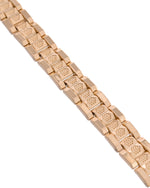 Thumbnail for VOJ Men's Gold-Toned Textured Tungsten Steel Magnetic Bracelet