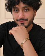 Thumbnail for VOJ Classic Gold-Toned Stainless Steel Power Element Bracelet