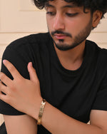 Thumbnail for VOJ Classic Gold-Toned Stainless Steel Power Element Bracelet