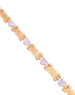 Thumbnail for VOJ Gold And Silver Toned Stainless Steel Designer Bracelet For Men