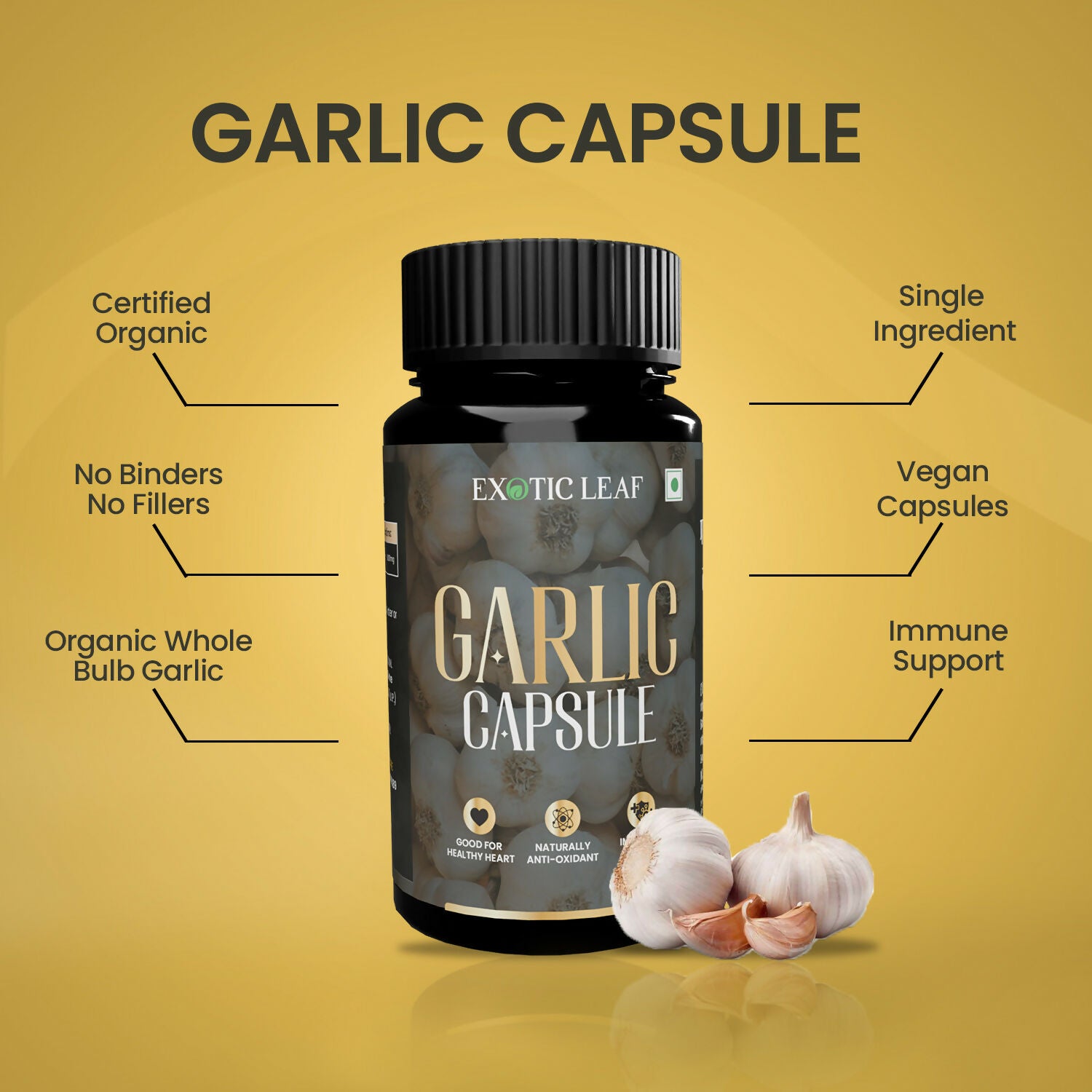 Exotic Leaf Garlic Capsules - Distacart