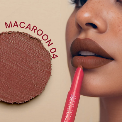 NY Bae Transfer-proof Matte Crayon Lipstick – Macaroon 04 - Distacart