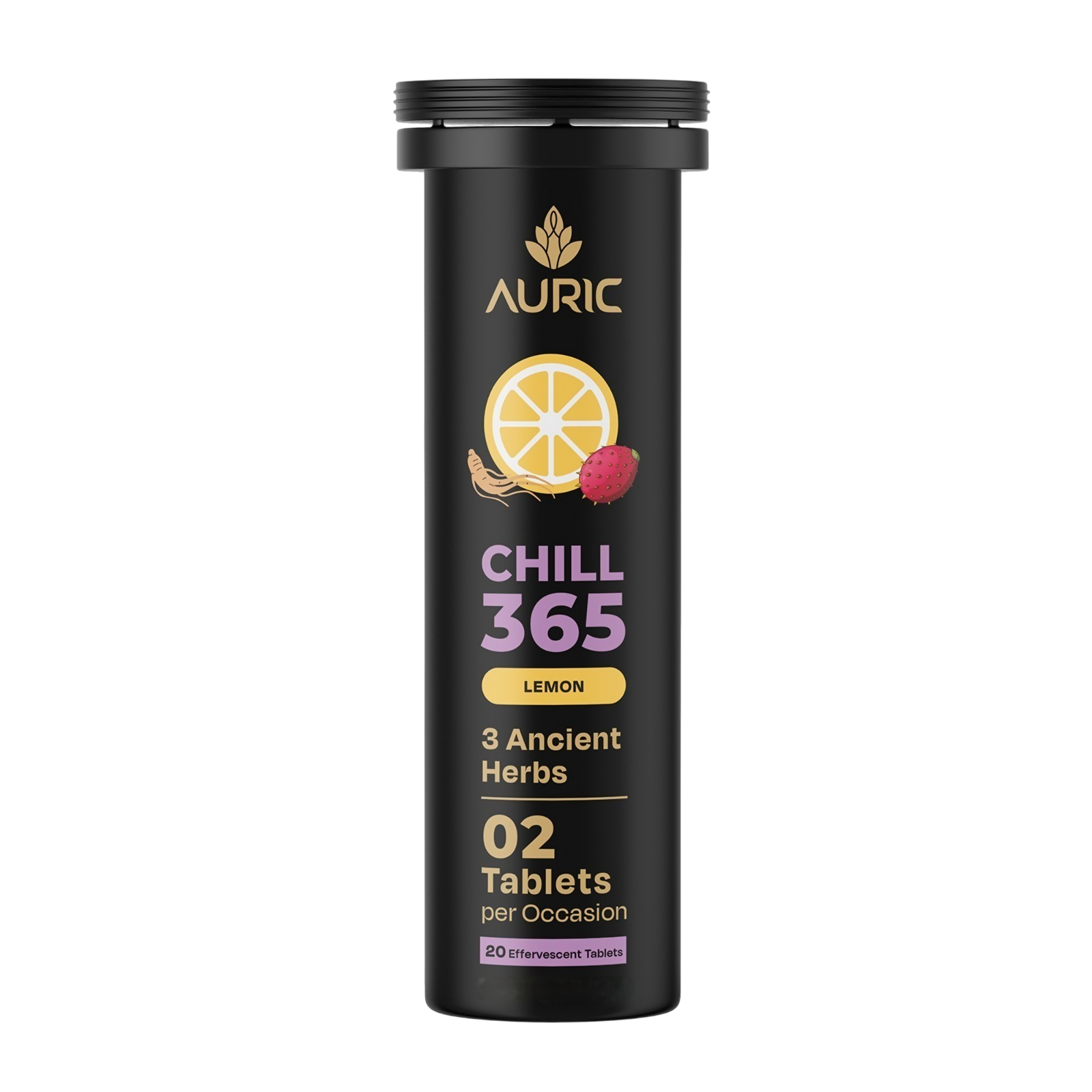 Auric Chill 365 Tablets | Lemon Flavour - Dista