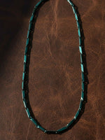 Thumbnail for NVR Men's Handcrafted Green Rhodium Plated Chain - Distacart