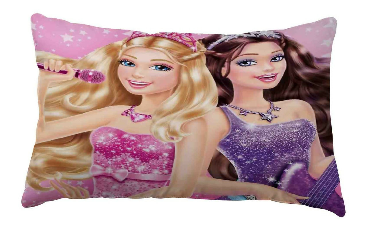 Unique Fashion Microfibre Filled Cushion For Kids - Singer Princess - Distacart