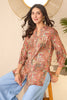 Vivaanta Fashion Multi Rayon Blend Abstract Printed Regular Top - Dista
