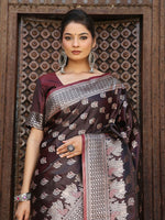 Thumbnail for Astita Red Silk Saree