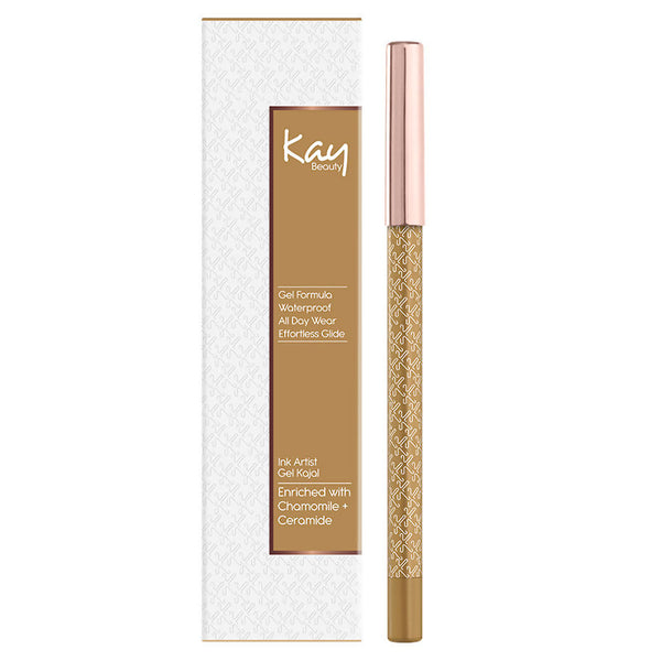 Kay Beauty Gel Eye Pencil - Gold - Distacart